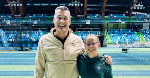 DANIELA FERREIRA EM FORMAÇÃO COM TREINADOR OLÍMPICO