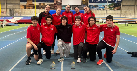 Vitória coletiva no Campeonato Distrital de Sub-20 em Pista Curta