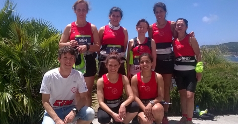 Patrícia Carreira no pódio em Sesimbra