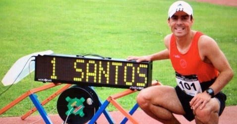 Pedro Santos venceu no Meeting de Vallence