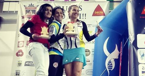 Jocelina e Joana no pódio nos Trilhos dos Reis