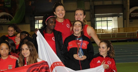 Equipa feminina no pódio no Nacional de Esperanças