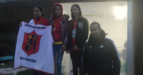 Atletas do JV presentes na competição “Caldas a Marchar”