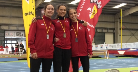 Joana Gameiro e Yoelvis Companioni de ouro do Triatlo Técnico