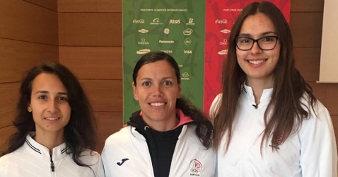 Catarina Guerreiro e Eduarda Ferreira no Projeto Esperanças Olímpicas