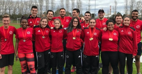 Atletas do JV com onze títulos no Distrital de Lançamentos Longos