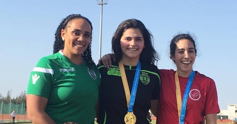 Três medalhas no Nacional de Lançamentos Longos