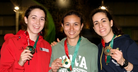 Ouro para Raquel Lourenço no Campeonato Nacional Universitário