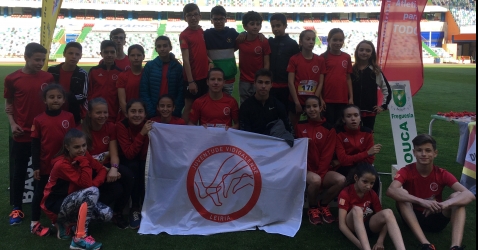 Vitória coletiva e cinco títulos individuais no Distrital de Km Jovem