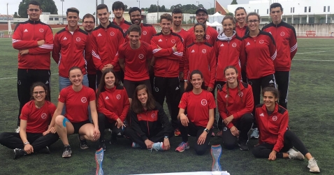 Equipas do JV no terceiro lugar do pódio no Campeonato Nacional de Sub23