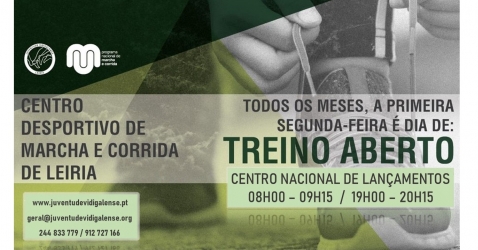No novo ano junte-se ao Centro Desportivo de Marcha e Corrida de Leiria
