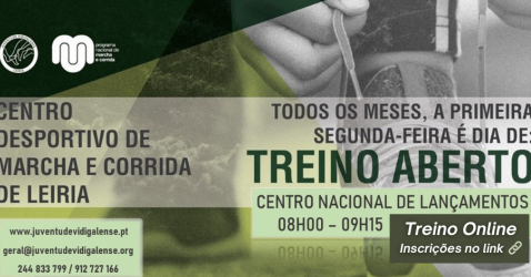 Treinos abertos do CDMC continuarão em regime online