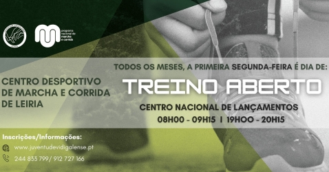 Treino Aberto do Centro Desportivo de Marcha e Corrida de Leiria