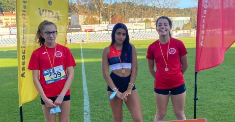 Atletas do JV com 23 medalhas na 1ª Jornada do Campeonato Distrital de Sub16