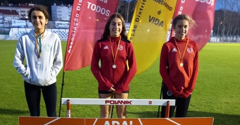 Catorze medalhas na 2ª jornada do Campeonato Distrital de Sub16