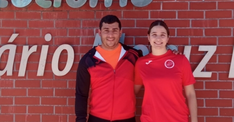 Diogo e Carolina participaram na Formação de Lançamento do Dardo