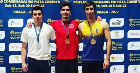 Diogo Meneses sagrou-se Campeão Nacional de Sub23 no Heptatlo