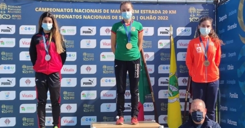 Bruna Marques de prata no Campeonato Nacional de Marcha em Estrada