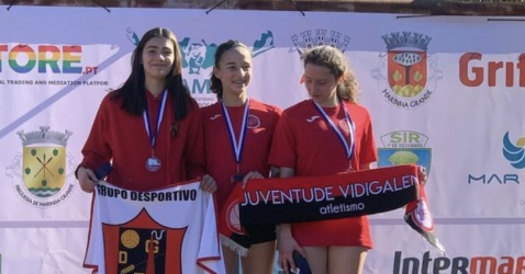 Atletas do JV em destaque no Distrital de Corta-mato Longo