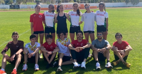Atletas do JV em Estágio no Algarve