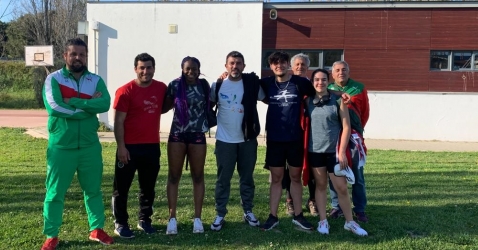 Francisco e Márcia participaram no Estágio Nacional de Sub18