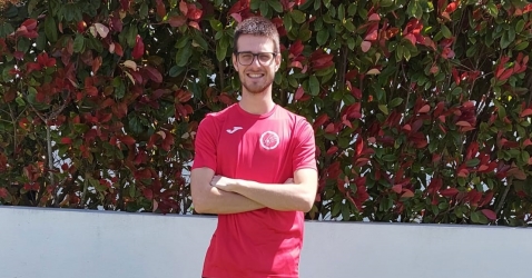 Diogo Fazendeiro em estágio no Juventude Vidigalense