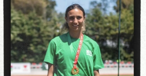 Atletas do JV de ouro nos Campeonatos Nacionais Universitários