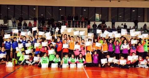 Atletas do JV marcaram presença no Kids Athletics de Almeirim