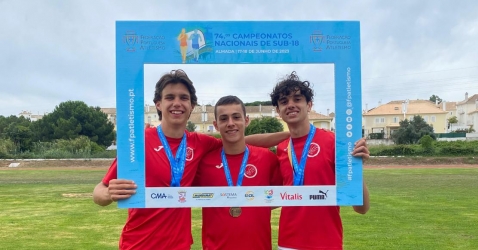 DENIS HRABAR, EDUARDO CAMARATE E NUNO CORDEIRO SELECIONADOS PARA O FESTIVAL OLÍMPICO DA JUVENTUDE EU